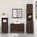 Ensemble de meubles de salle de bain 3 pcs Chêne marron - Photo n°3