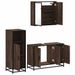 Ensemble de meubles de salle de bain 3 pcs Chêne marron - Photo n°6