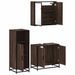 Ensemble de meubles de salle de bain 3 pcs Chêne marron - Photo n°6