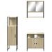 Ensemble de meubles de salle de bain 3 pcs chêne sonoma - Photo n°6