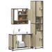 Ensemble de meubles de salle de bain 3 pcs chêne sonoma - Photo n°1