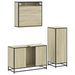 Ensemble de meubles de salle de bain 3 pcs chêne sonoma - Photo n°7