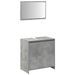 Ensemble de meubles de salle de bain 3 pcs gris béton - Photo n°4