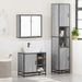 Ensemble de meubles de salle de bain 3 pcs Sonoma gris - Photo n°4