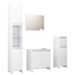 Ensemble de meubles de salle de bain 4 pcs Blanc - Photo n°1