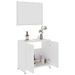 Ensemble de meubles de salle de bain 4 pcs Blanc 2 - Photo n°3