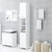 Ensemble de meubles de salle de bain 4 pcs Blanc 2 - Photo n°7