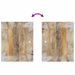 Ensemble de meubles de salle de bain 4 pcs bois manguier massif - Photo n°10