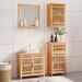 Ensemble de meubles de salle de bain 4 pcs Bois massif de noyer - Photo n°1