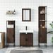 Ensemble de meubles de salle de bain 4 pcs Chêne marron - Photo n°3