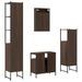 Ensemble de meubles de salle de bain 4 pcs Chêne marron - Photo n°8