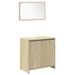 Ensemble de meubles de salle de bain 4 pcs chêne sonoma - Photo n°4