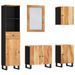 Ensemble de meubles de salle de bain 5 pcs bois massif d'acacia - Photo n°1
