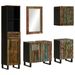 Ensemble de meubles de salle de bain 5 pcs bois massif d'acacia - Photo n°1