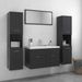 Ensemble de meubles de salle de bain Gris 41 - Photo n°1