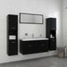 Ensemble de meubles de salle de bain Noir 47 - Photo n°1