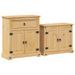 Ensemble de meubles salle de bain 2 pcs Corona bois pin massif - Photo n°2