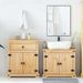 Ensemble de meubles salle de bain 2 pcs Corona bois pin massif - Photo n°3