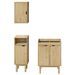 Ensemble de meubles salle de bain 3 pcs OTTA bois de pin massif - Photo n°5