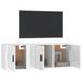 Ensemble de meubles TV 2 pcs blanc brillant bois d'ingénierie - Photo n°3