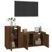 Ensemble de meubles TV 2 pcs Chêne marron Bois d'ingénierie - Photo n°3