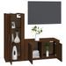 Ensemble de meubles TV 2 pcs Chêne marron Bois d'ingénierie - Photo n°3