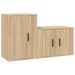 Ensemble de meubles TV 2 pcs chêne sonoma bois d'ingénierie - Photo n°1