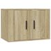 Ensemble de meubles TV 2 pcs chêne sonoma bois d'ingénierie - Photo n°4