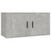 Ensemble de meubles TV 2 pcs gris béton bois d'ingénierie - Photo n°4