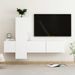 Ensemble de meubles TV 3 pcs Blanc 6 - Photo n°1