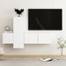 Ensemble de meubles TV 3 pcs Blanc 8 - Photo n°1
