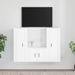 Ensemble de meubles TV 3 pcs Blanc Bois d'ingénierie - Photo n°2