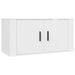 Ensemble de meubles TV 3 pcs Blanc Bois d'ingénierie - Photo n°4