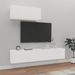 Ensemble de meubles TV 3 pcs Blanc Bois d'ingénierie - Photo n°1