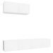 Ensemble de meubles TV 3 pcs Blanc Bois d'ingénierie - Photo n°2