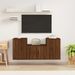 Ensemble de meubles TV 3 pcs Chêne marron Bois d'ingénierie - Photo n°2