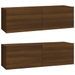 Ensemble de meubles TV 3 pcs Chêne marron Bois d'ingénierie - Photo n°5