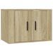 Ensemble de meubles TV 3 pcs Chêne sonoma Bois d'ingénierie - Photo n°4