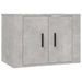 Ensemble de meubles TV 3 pcs Gris béton Bois d'ingénierie - Photo n°4