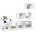 Ensemble de meubles TV 4 pcs Blanc Bois d'ingénierie - Photo n°4