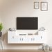 Ensemble de meubles TV 4 pcs Blanc brillant Bois d'ingénierie - Photo n°2