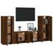 Ensemble de meubles TV 4 pcs Chêne marron Bois d'ingénierie - Photo n°3