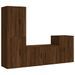 Ensemble de meubles TV 4 pcs Chêne marron Bois d'ingénierie - Photo n°1