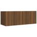 Ensemble de meubles TV 4 pcs Chêne marron Bois d'ingénierie - Photo n°7