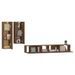 Ensemble de meubles TV 4 pcs Chêne marron Bois d'ingénierie - Photo n°4