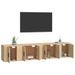 Ensemble de meubles TV 4 pcs Chêne sonoma Bois d'ingénierie - Photo n°3