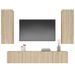 Ensemble de meubles TV 4 pcs Chêne sonoma Bois d'ingénierie - Photo n°4