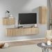 Ensemble de meubles TV 4 pcs Chêne sonoma Bois d'ingénierie - Photo n°1