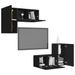 Ensemble de meubles TV 4 pcs Noir 11 - Photo n°3