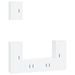 Ensemble de meubles TV 5 pcs Blanc brillant Bois d'ingénierie - Photo n°1